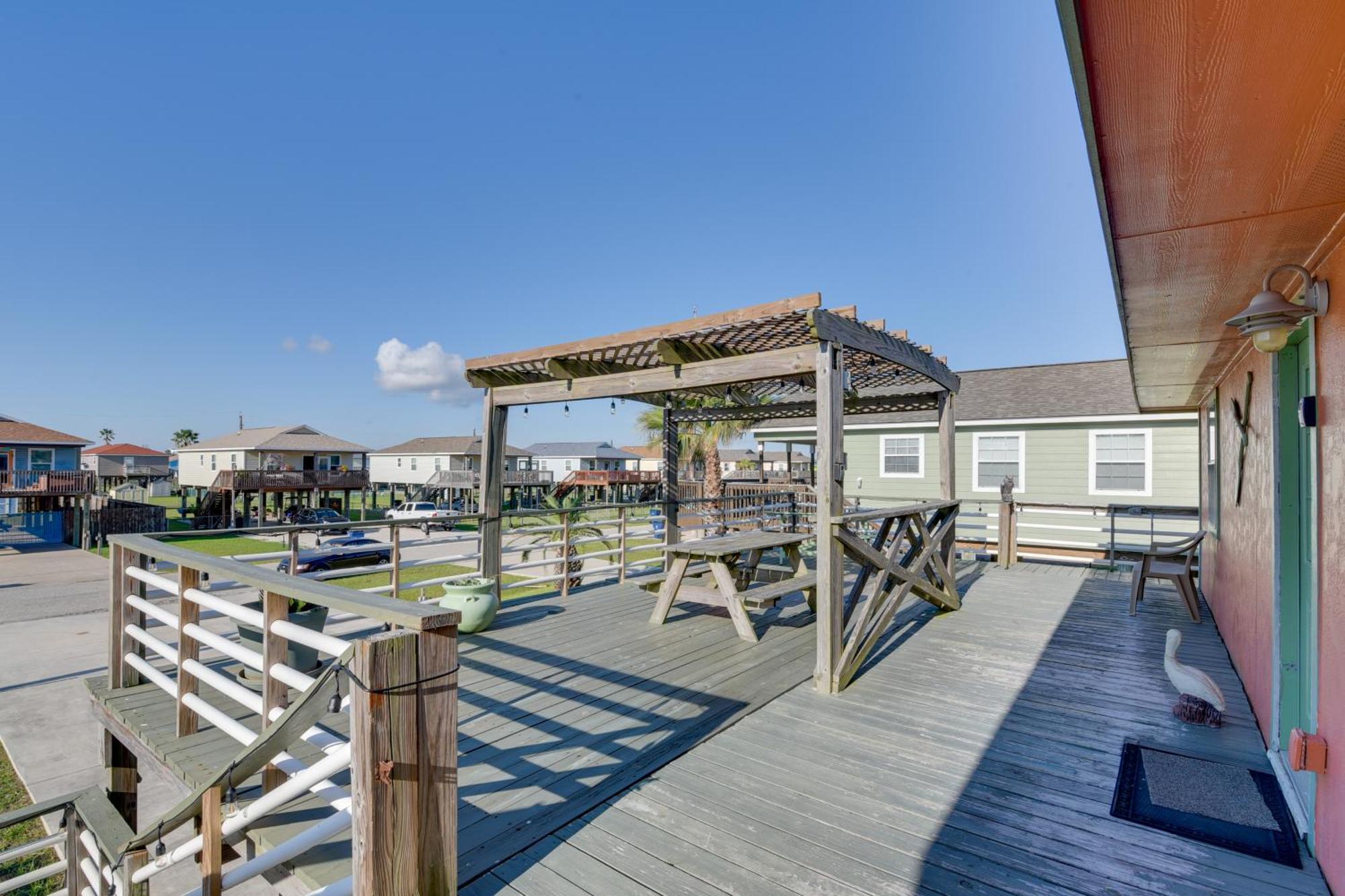 Sunset-View Surfside Beach House Walk To Beach! Εξωτερικό φωτογραφία